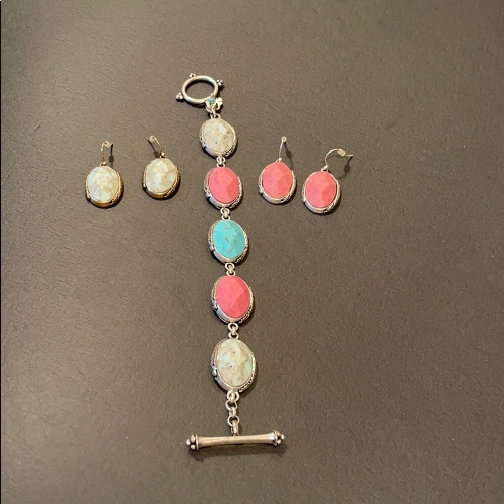 Lucky Brand Earrings and Bracelet